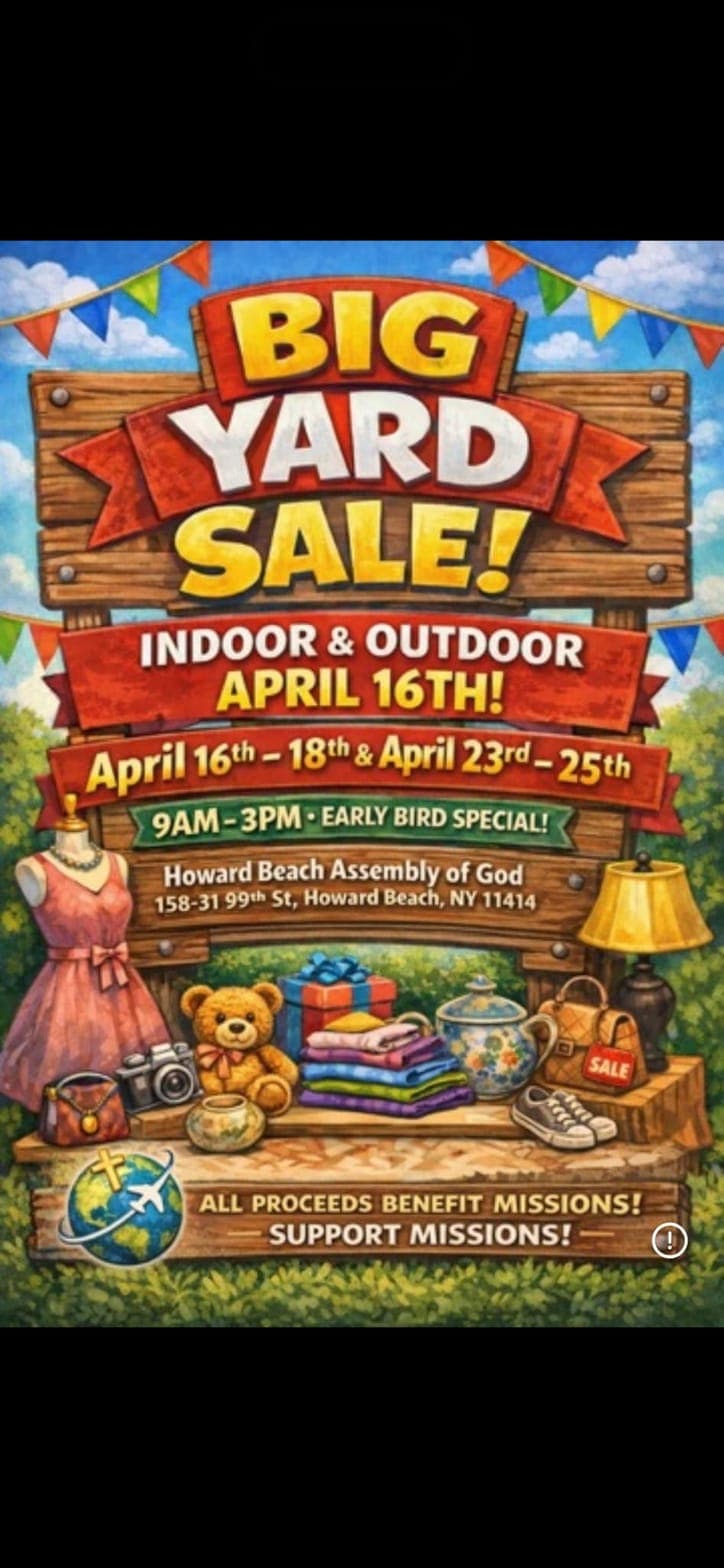 Yard Sale - Indoor & Outdoor at Howard Beach Assembly of God — photo 1
