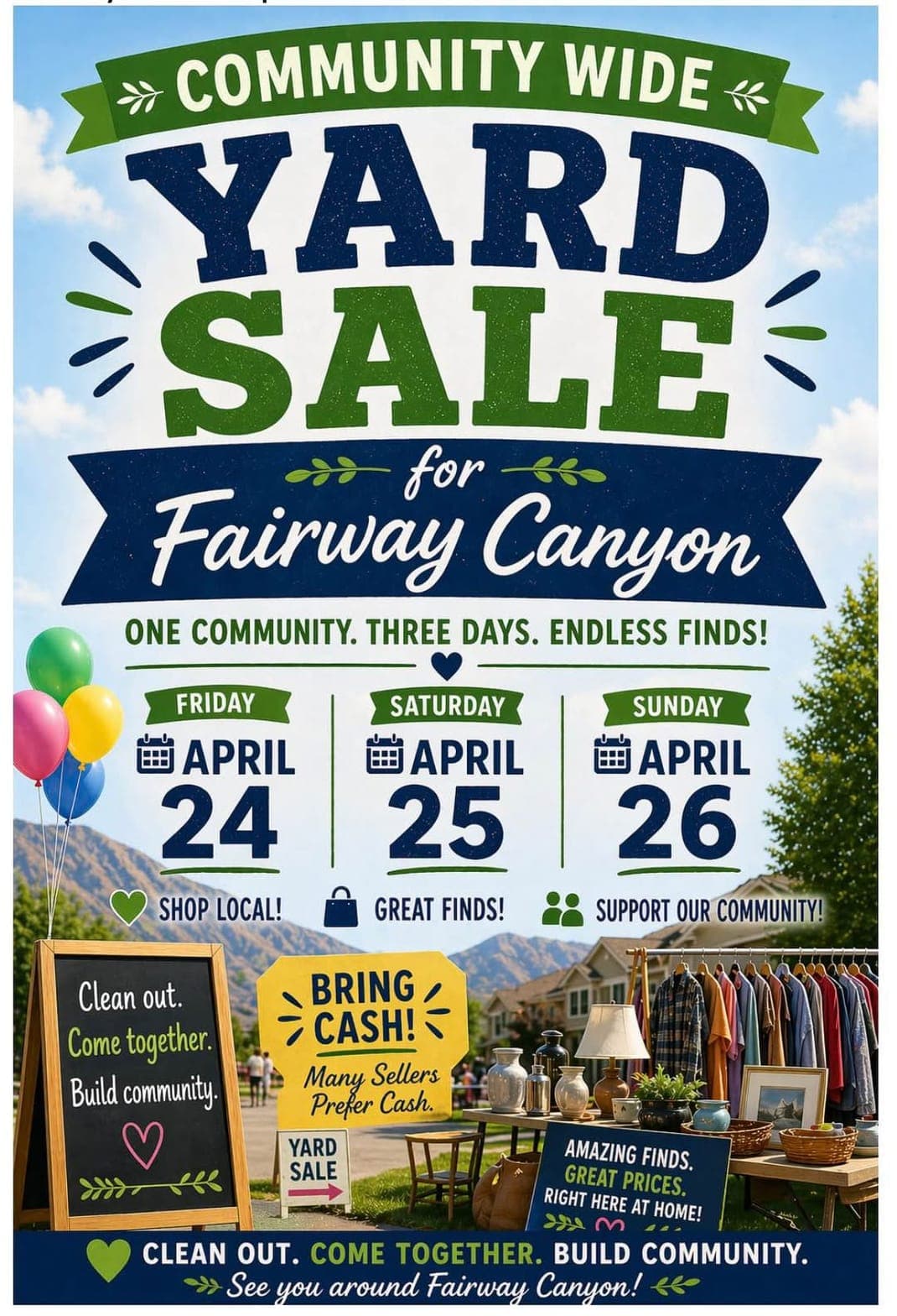Community-Wide Yard Sale - Fairway Canyon — photo 1