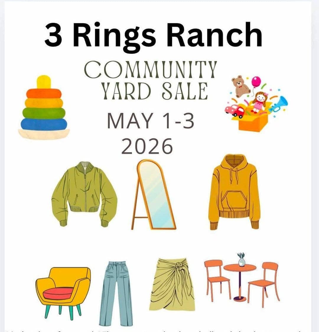 Three Rings Ranch Community Yard Sale — photo 1