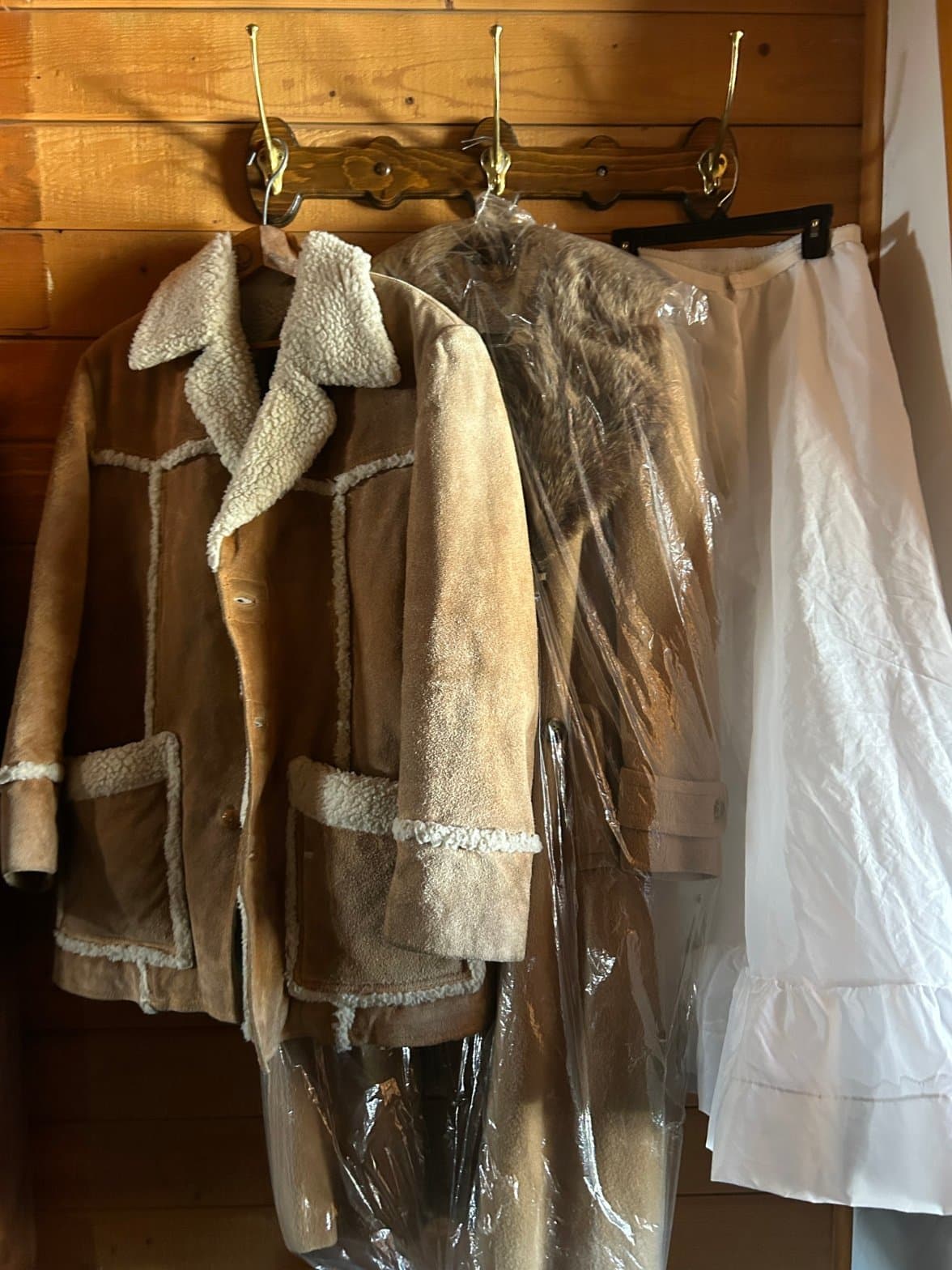 Vintage Shearling Suede Winter Coat